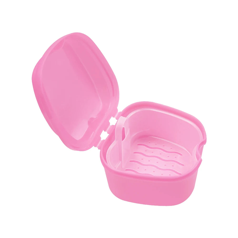 Boîte de trempage pour prothèse dentaire – Panier + couvercle