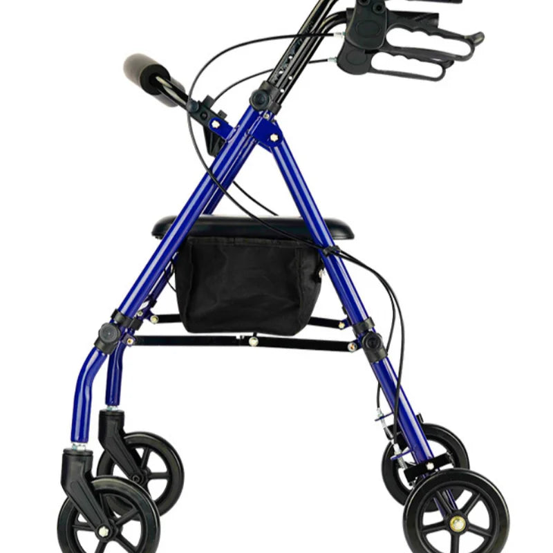 Déambulateur rollator pliant en aluminium (120 kg)