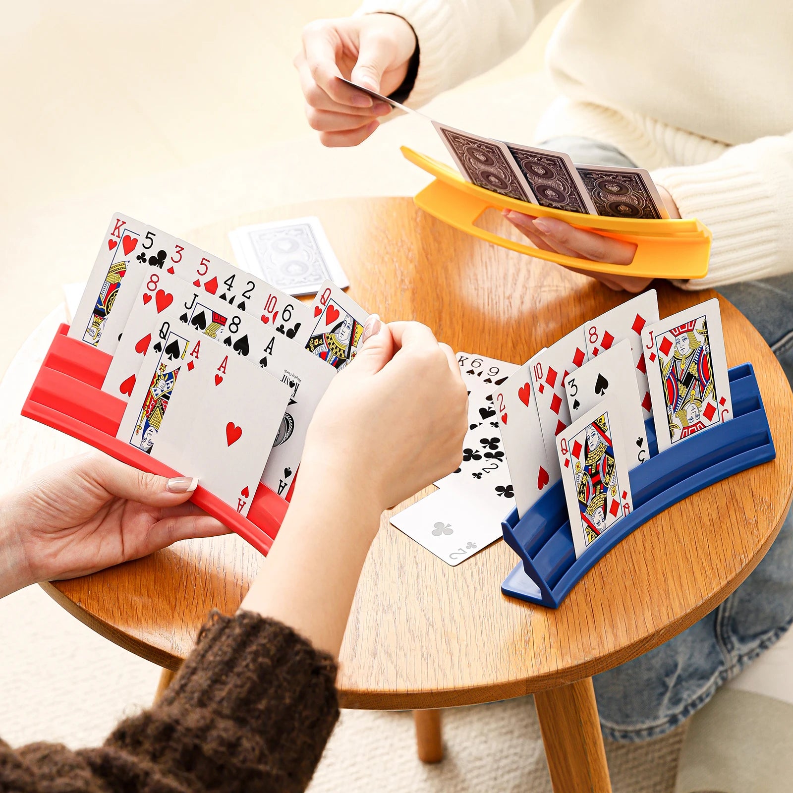 Support de cartes à jouer – Prise facile (arthrose, mains fragiles)