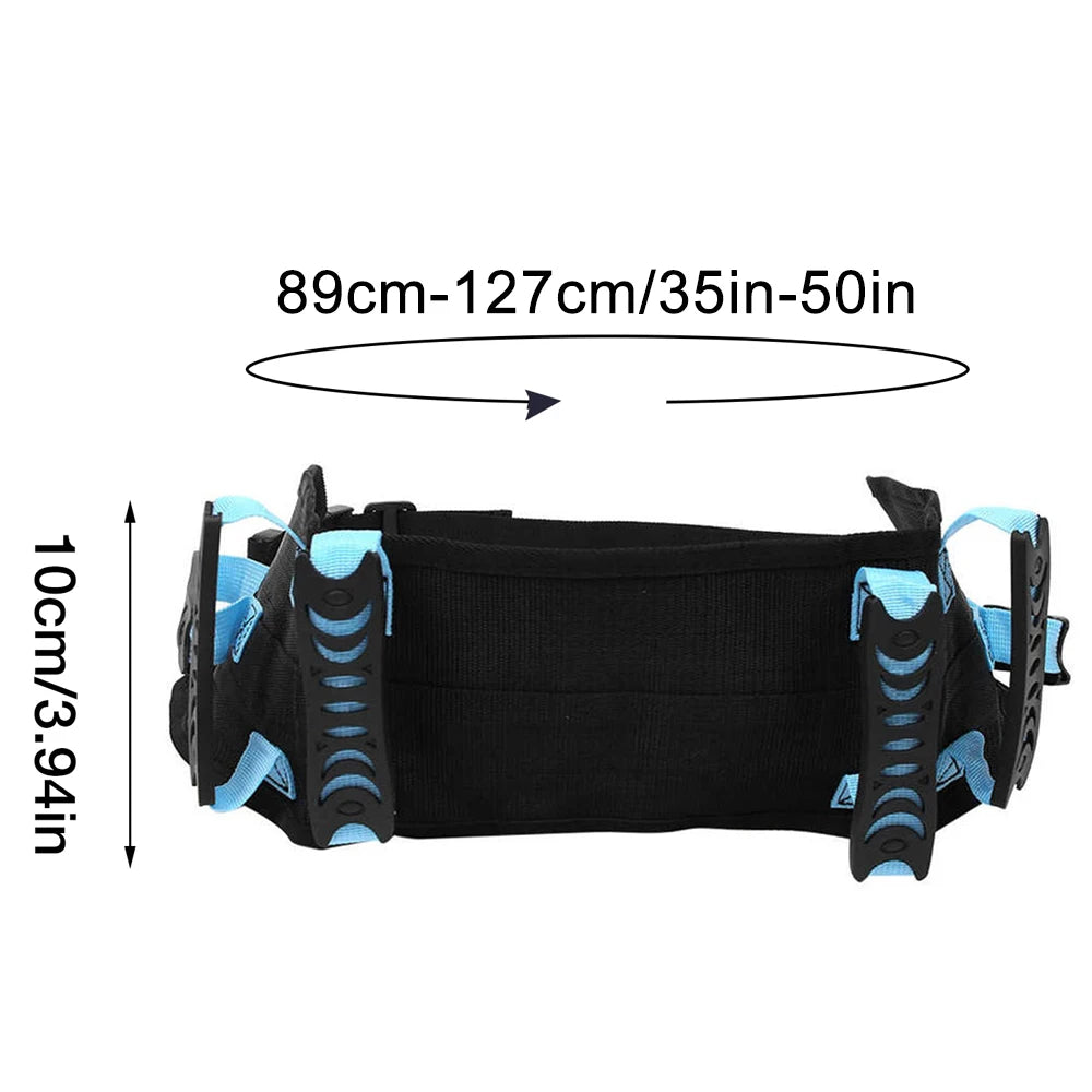 Ceinture de transfert et de marche à 7 poignées