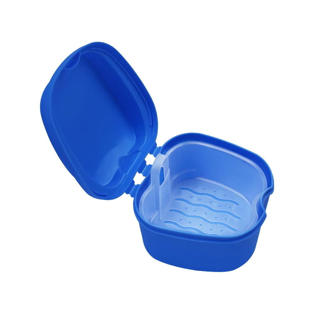 Boîte de trempage pour prothèse dentaire – Panier + couvercle