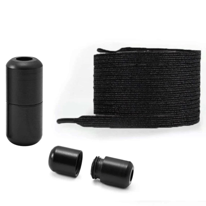 Lacets élastiques sans laçage – Fermeture à capsule (sans se baisser)