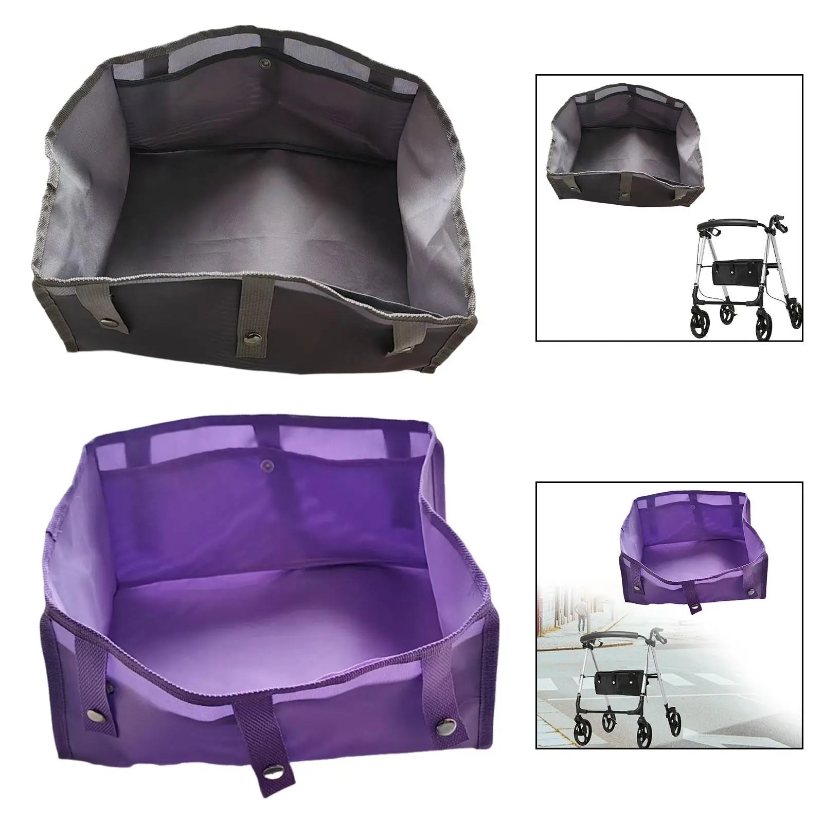 Sac de rangement pour déambulateur – Sous-siège