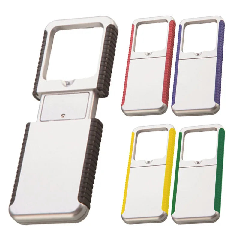 Loupe éclairante LED de poche – Lecture seniors