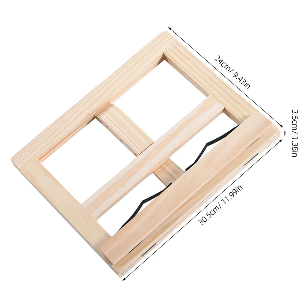 Lutrin de lecture pliable en bois – Lecture mains libres