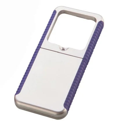 Loupe éclairante LED de poche – Lecture seniors