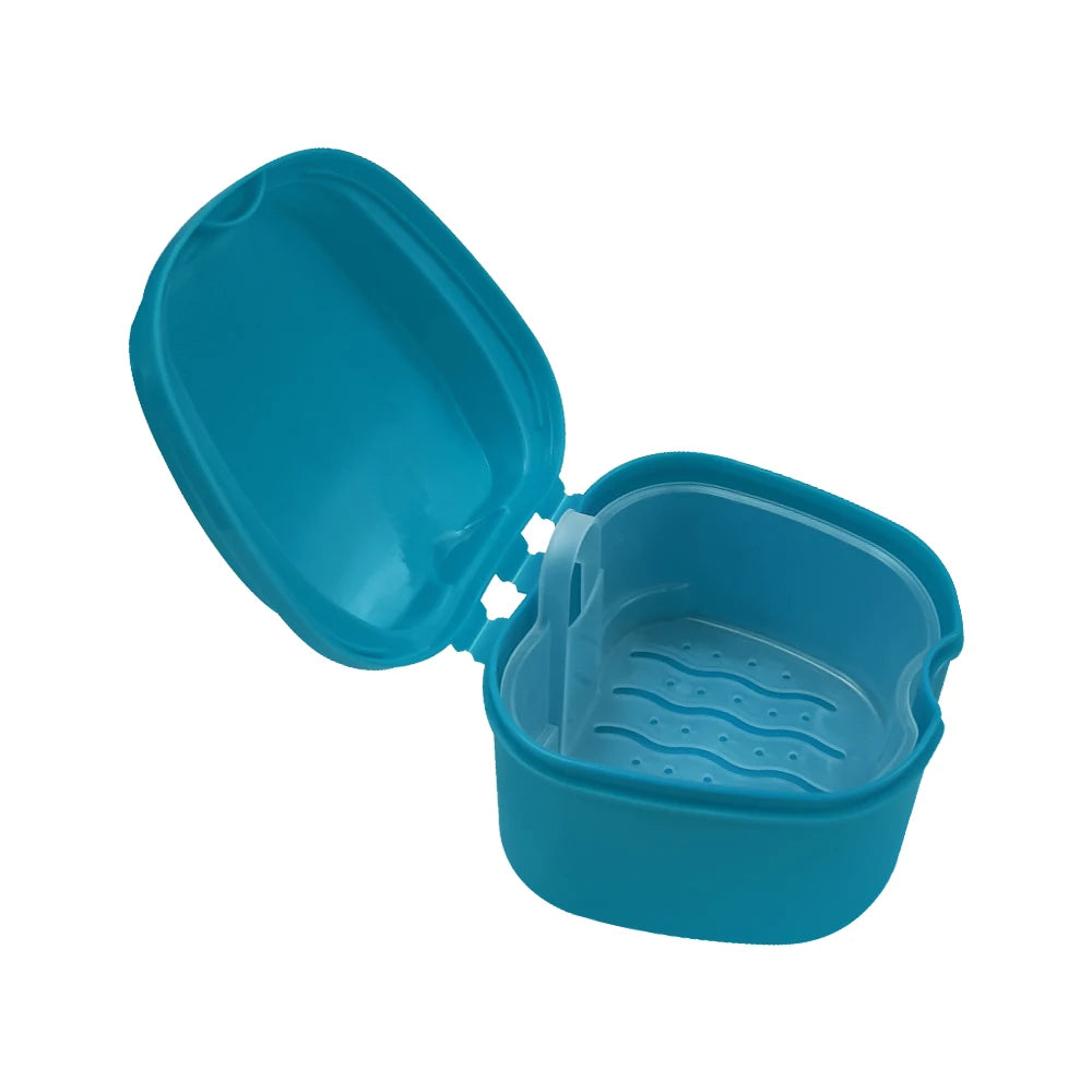 Boîte de trempage pour prothèse dentaire – Panier + couvercle