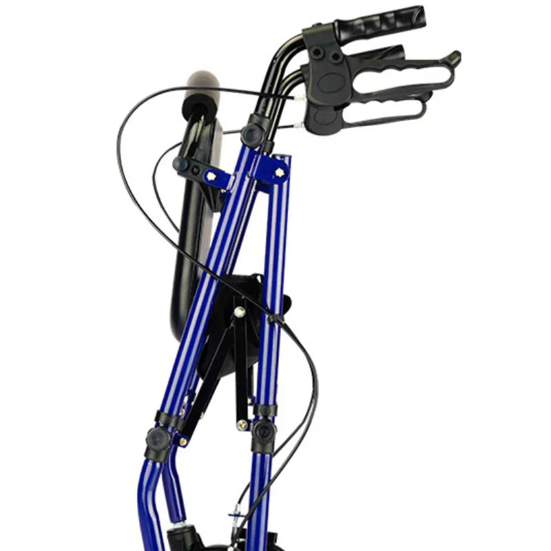 Déambulateur rollator pliant en aluminium (120 kg)