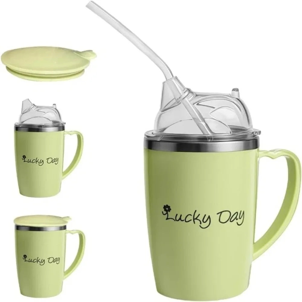 Gobelet anti-fausse route inox 350 ml – Bec anti-déversement