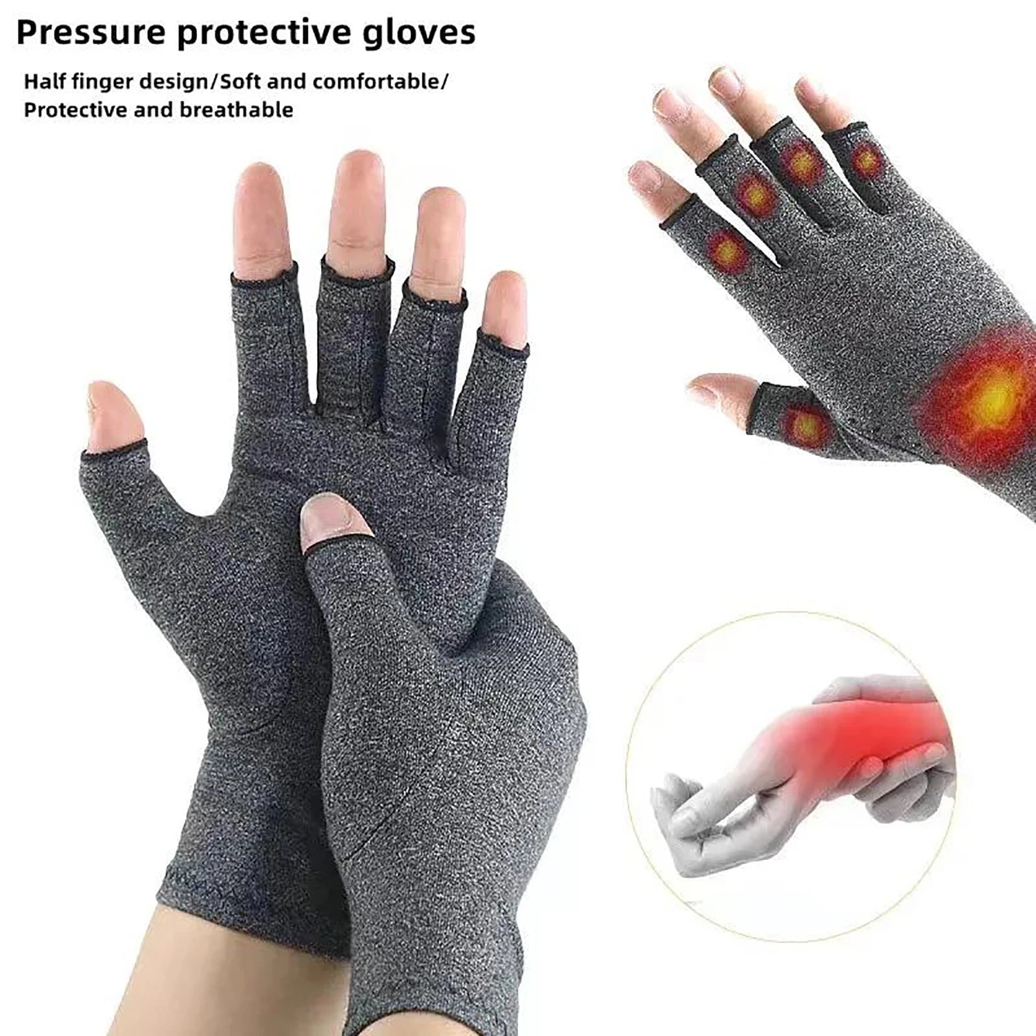 Gants de compression arthrose – Soutien poignet, anti-douleur