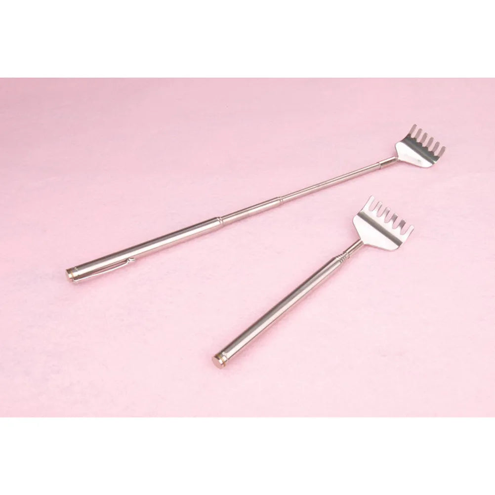 Gratte-dos télescopique en inox – Manche extensible