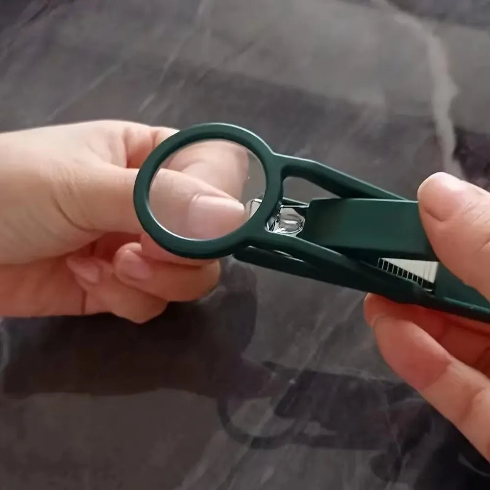 Coupe-ongles à loupe grossissante – Ongles épais, seniors