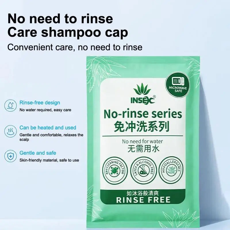 Bonnet de shampoing sans rinçage – Lavage à sec chauffant