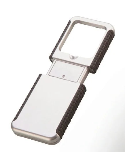 Loupe éclairante LED de poche – Lecture seniors
