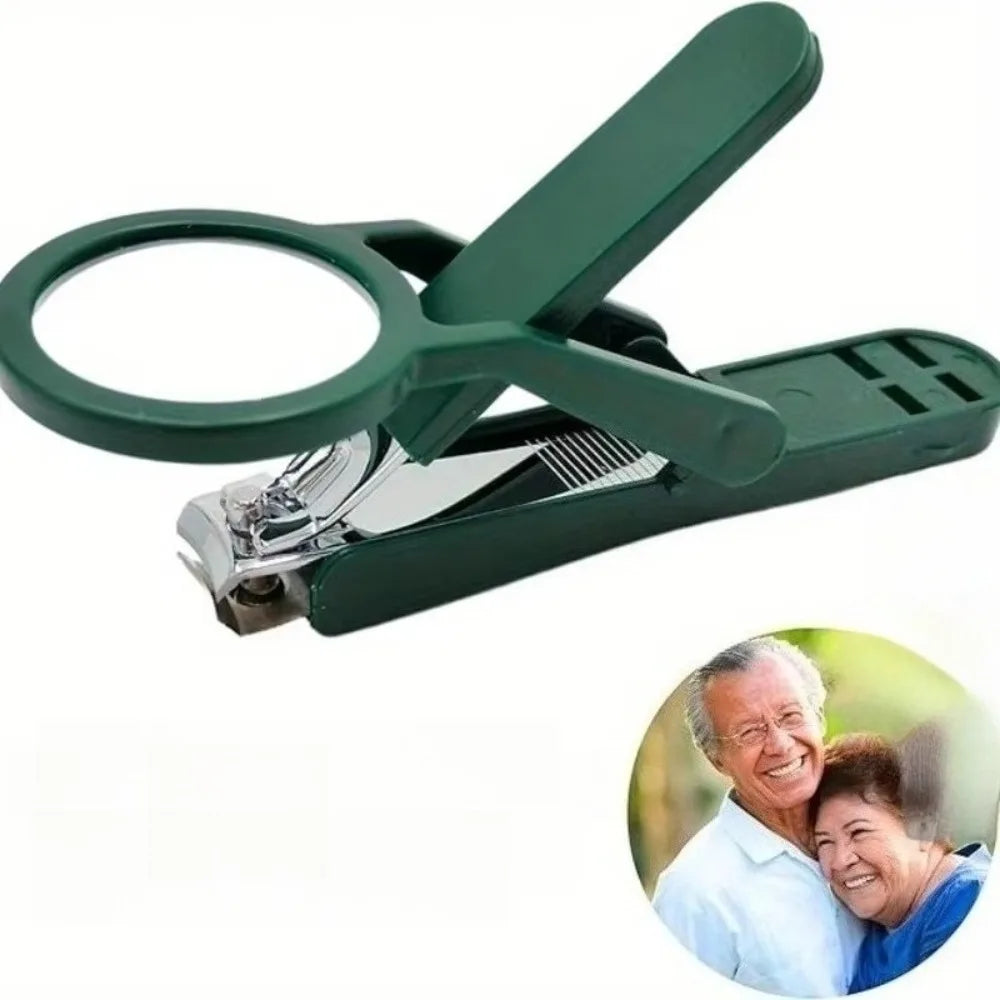 Coupe-ongles à loupe grossissante – Ongles épais, seniors