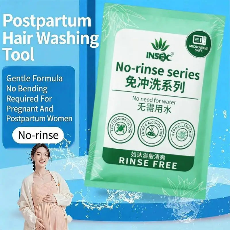 Bonnet de shampoing sans rinçage – Lavage à sec chauffant