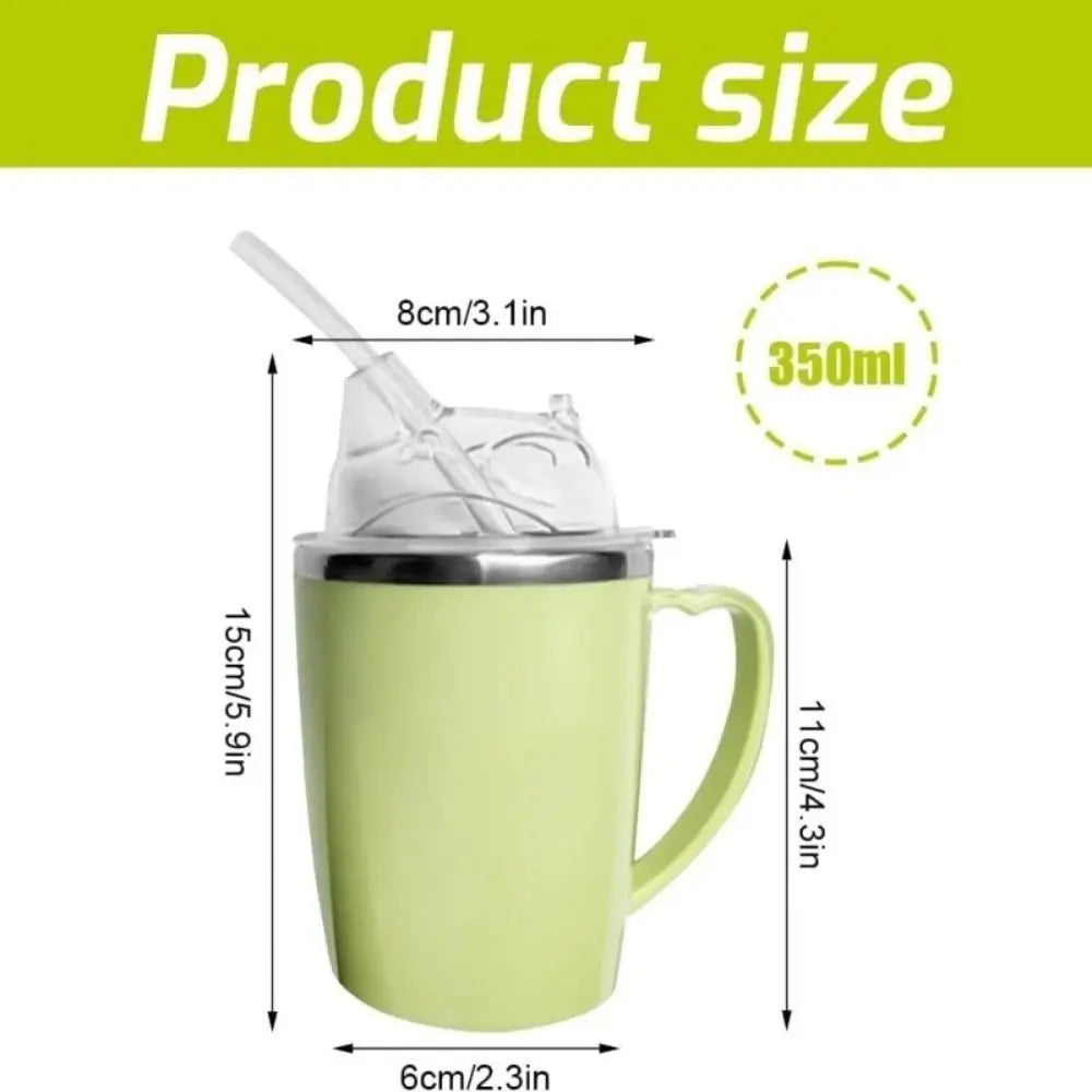 Gobelet anti-fausse route inox 350 ml – Bec anti-déversement