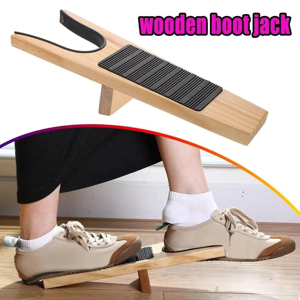 Tire-botte en bois – Retirer ses chaussures sans se baisser