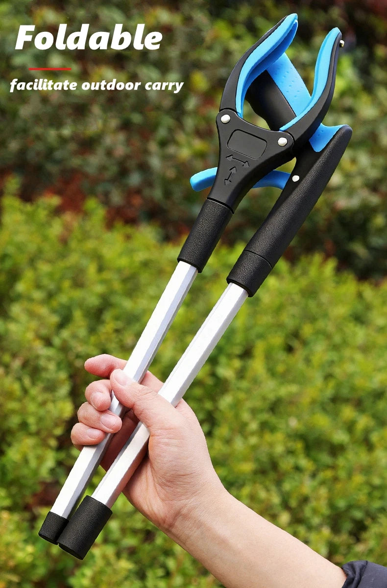 Pince de préhension télescopique 82 cm à tête rotative 360°