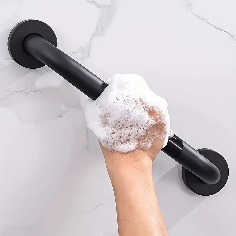 Barre d'appui inox à visser – Salle de bain, prise ergonomique
