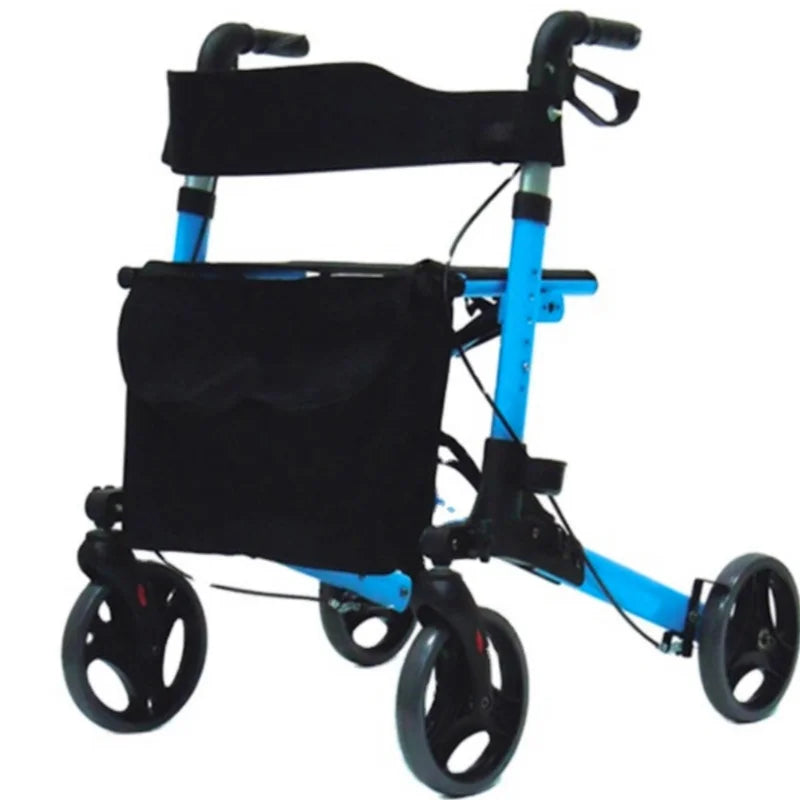 Déambulateur rollator pliant en aluminium (120 kg)