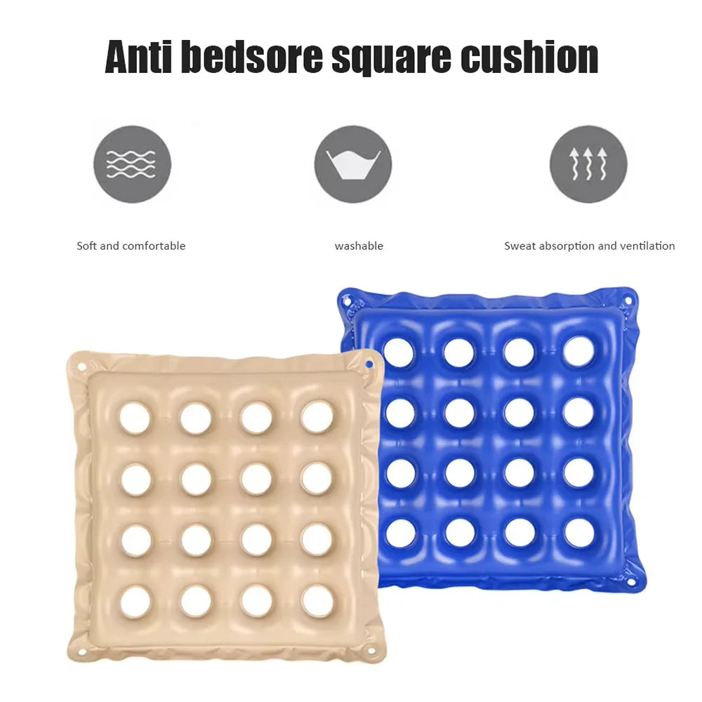 Coussin anti-escarres gonflable – Assise et alitement