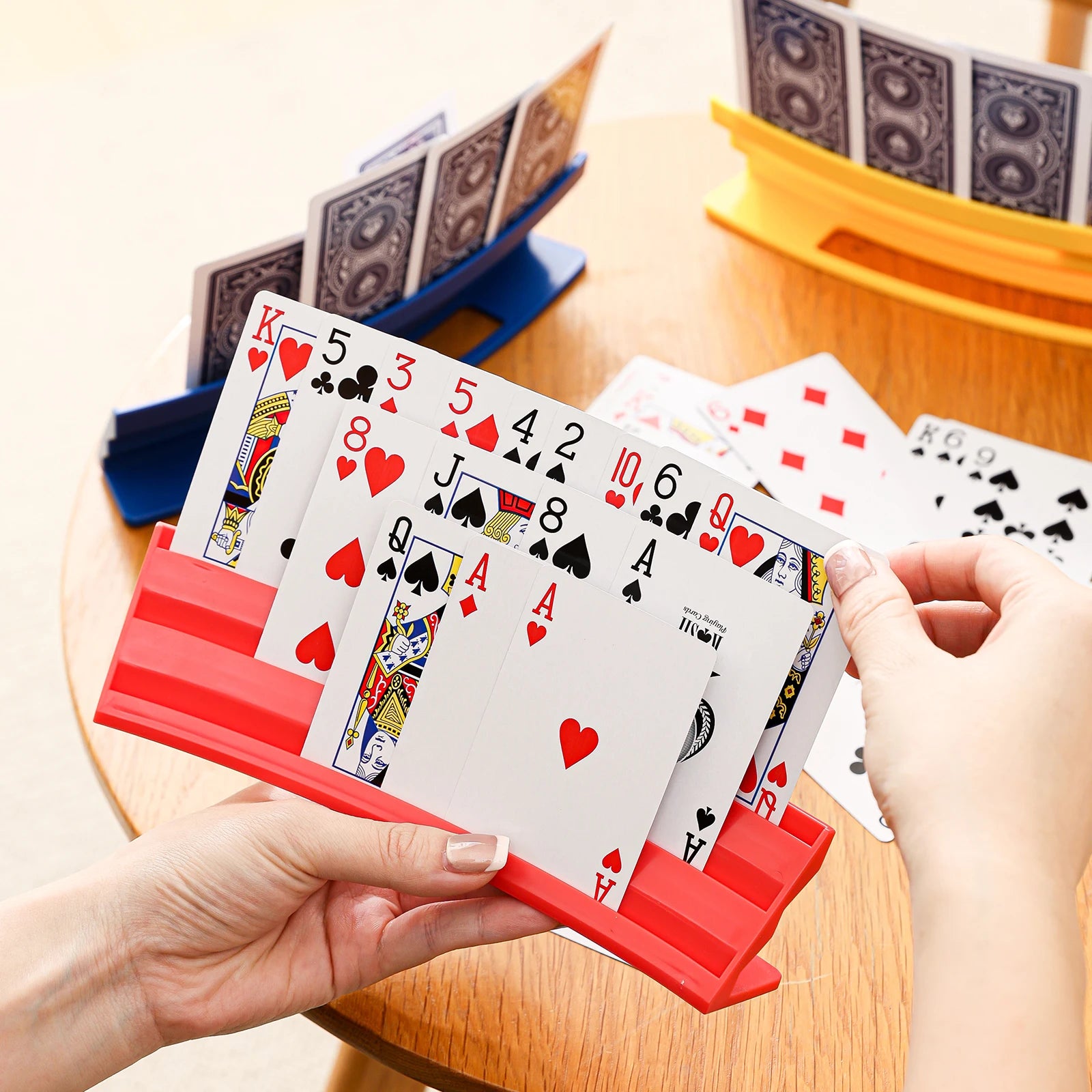 Support de cartes à jouer – Prise facile (arthrose, mains fragiles)