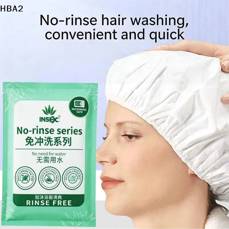 Bonnet de shampoing sans rinçage – Lavage à sec chauffant