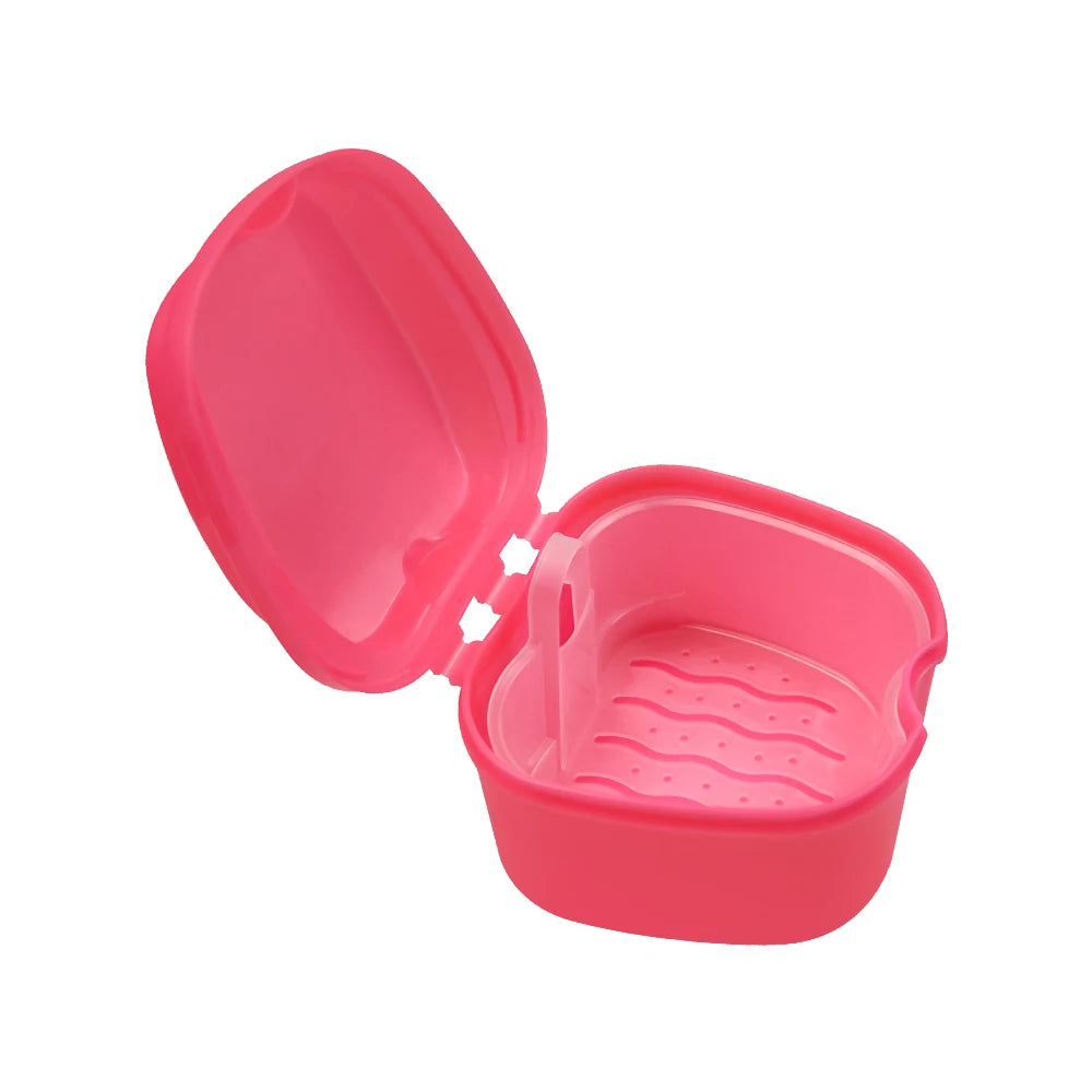 Boîte de trempage pour prothèse dentaire – Panier + couvercle