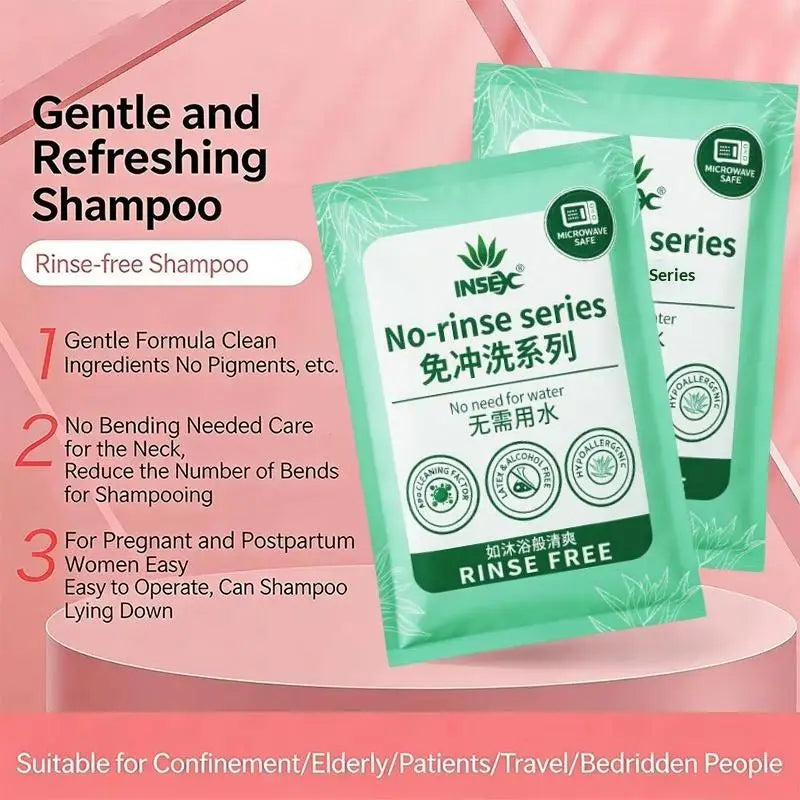 Bonnet de shampoing sans rinçage – Lavage à sec chauffant