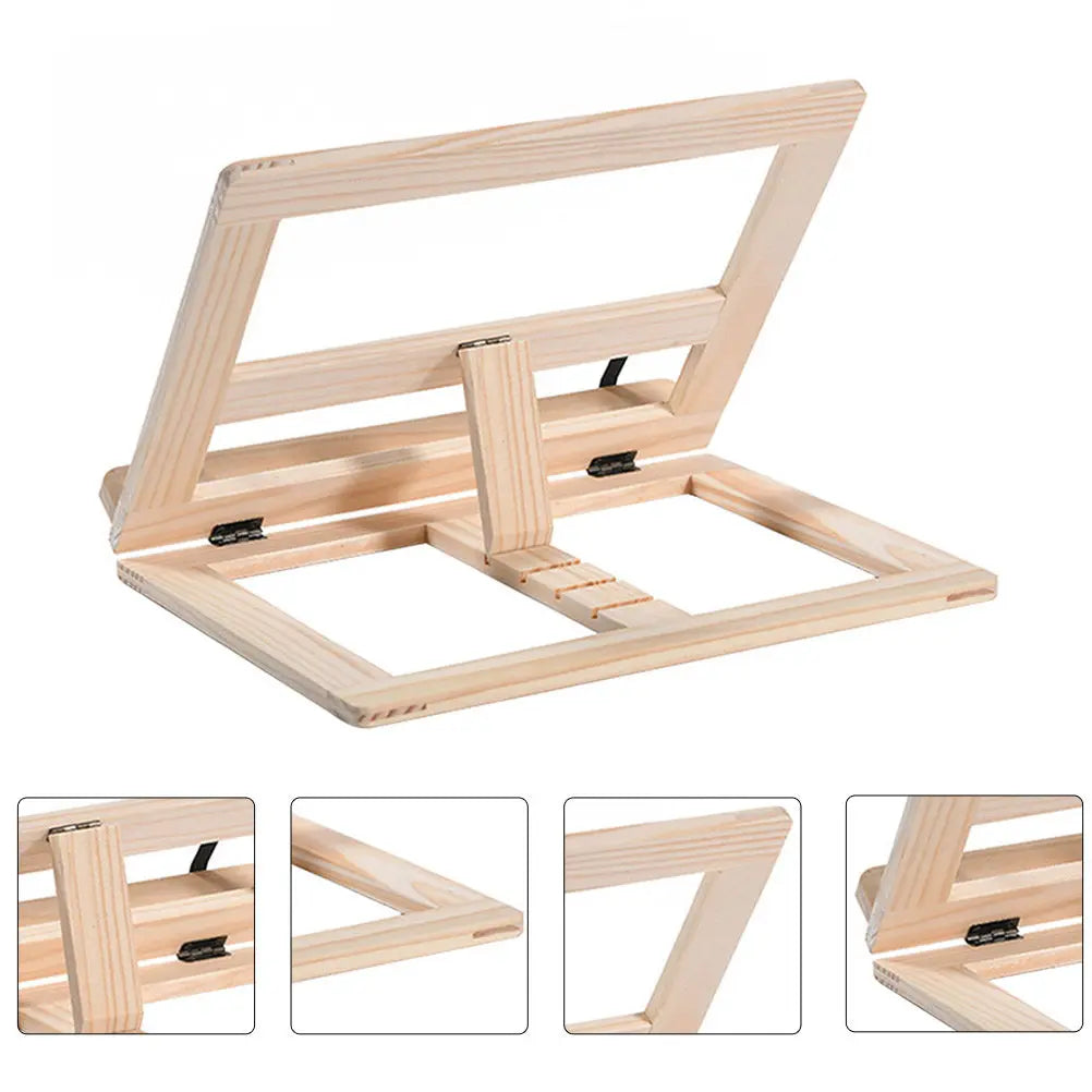 Lutrin de lecture pliable en bois – Lecture mains libres