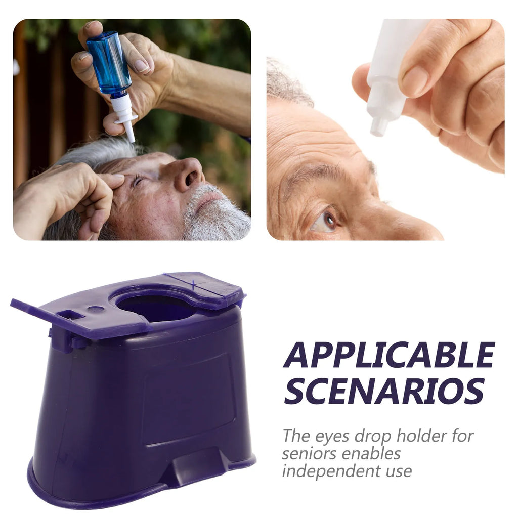 Guide-gouttes ophtalmiques – Instillation précise à une main