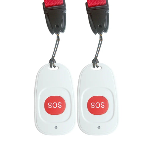 Bouton d'alarme SOS sans fil avec récepteur pour l'aidant