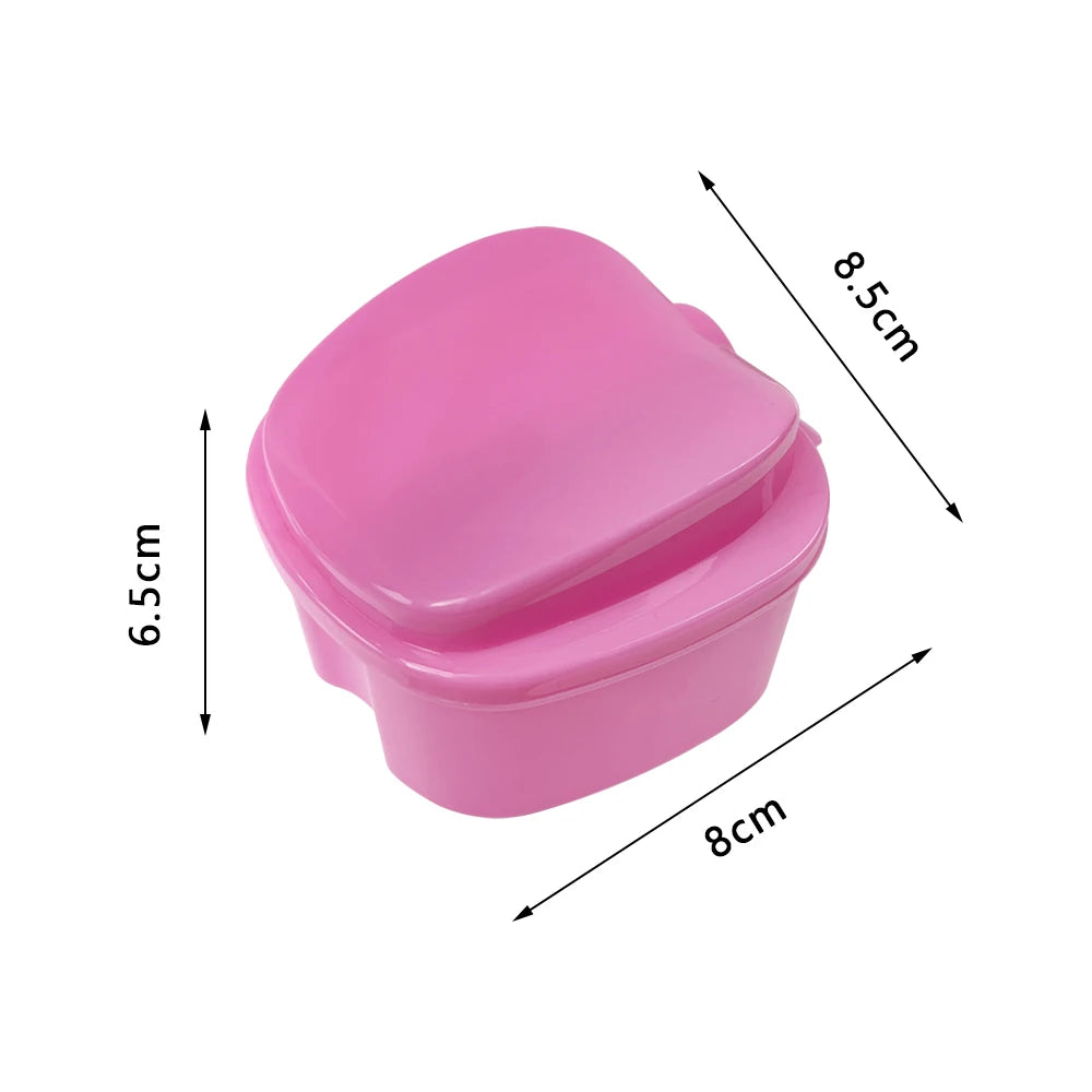 Boîte de trempage pour prothèse dentaire – Panier + couvercle